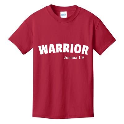 Warrior Joshua 1:9 Kids T-Shirt
