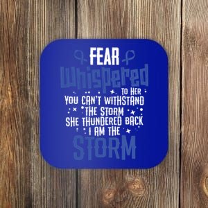 Whispered Juvenile Arthritis Awareness Supporter Ribbon Gift Coaster