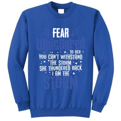 Whispered Juvenile Arthritis Awareness Supporter Ribbon Gift Tall Sweatshirt