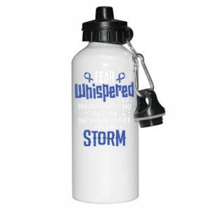 Whispered Juvenile Arthritis Awareness Supporter Ribbon Gift Aluminum Water Bottle