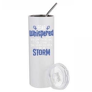 Whispered Juvenile Arthritis Awareness Supporter Ribbon Gift Stainless Steel Tumbler