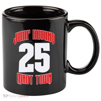 Wisconsin Jump Around Mad Town 25 11oz C Handle Ceramic Mug