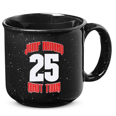 Wisconsin Jump Around Mad Town 25 15oz Campfire Ceramic Mug