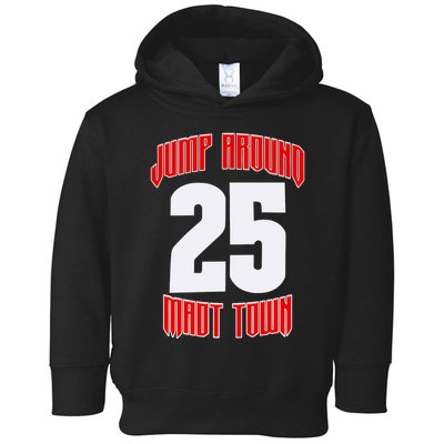 Wisconsin Jump Around Mad Town 25 Toddler Hoodie
