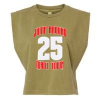 Wisconsin Jump Around Mad Town 25 Garment-Dyed Women's Muscle Tee