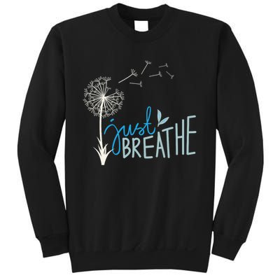 Women’S Just Breathe Relax Let Go Calm Sweatshirt