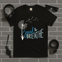 Women’S Just Breathe Relax Let Go Calm T-Shirt