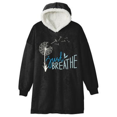Women’S Just Breathe Relax Let Go Calm Hooded Wearable Blanket