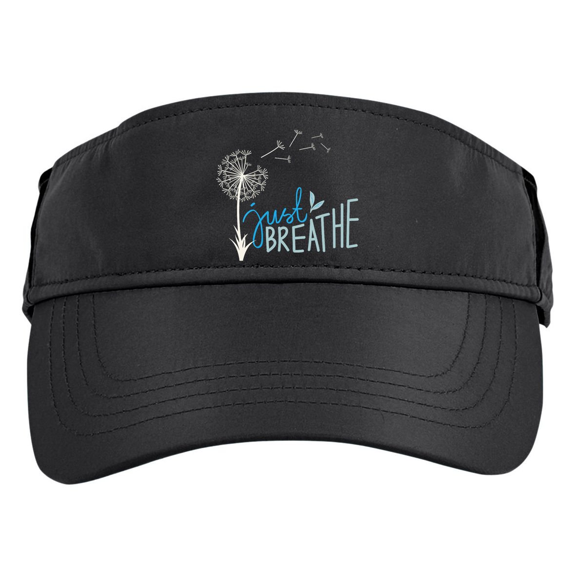 Women’S Just Breathe Relax Let Go Calm Adult Drive Performance Visor