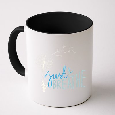 Women’S Just Breathe Relax Let Go Calm Mug