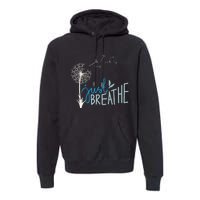 Women’S Just Breathe Relax Let Go Calm Premium Hoodie