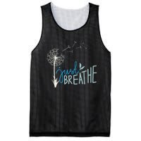 Women’S Just Breathe Relax Let Go Calm Mesh Reversible Basketball Jersey Tank