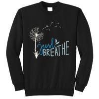 Women’S Just Breathe Relax Let Go Calm Tall Sweatshirt