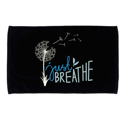 Women’S Just Breathe Relax Let Go Calm Microfiber Hand Towel