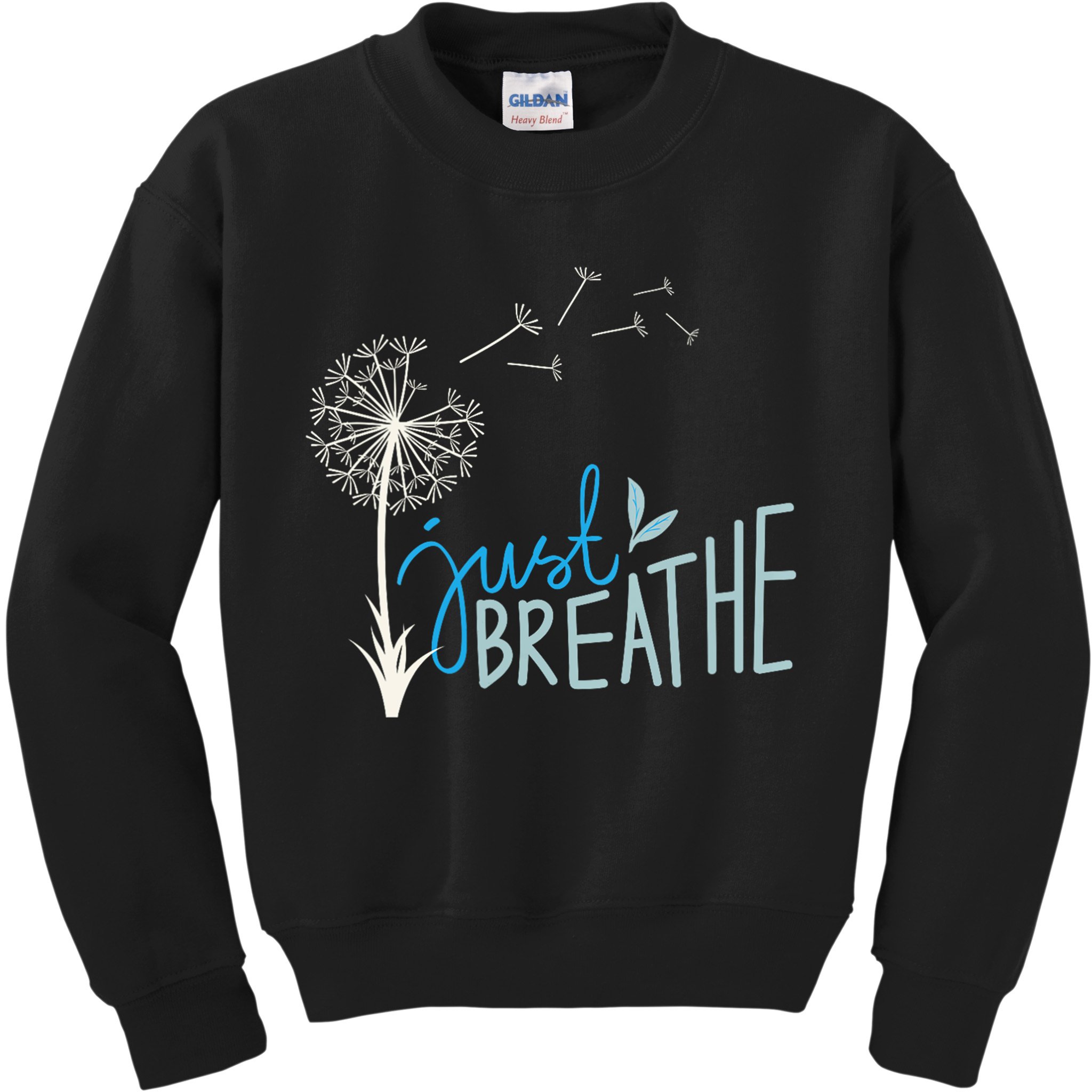 Women’S Just Breathe Relax Let Go Calm Kids Sweatshirt