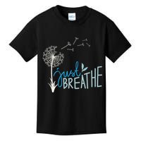 Women’S Just Breathe Relax Let Go Calm Kids T-Shirt