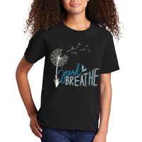 Women’S Just Breathe Relax Let Go Calm Kids T-Shirt