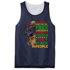 Womens Juneteenth Black Women Because My Ancestor Werent Free 1776 Mesh Reversible Basketball Jersey Tank