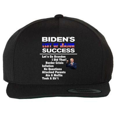 Why Joe Biden Sucks (In A Nutshell) Political Humor Wool Snapback Cap