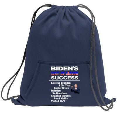 Why Joe Biden Sucks (In A Nutshell) Political Humor Sweatshirt Cinch Pack Bag