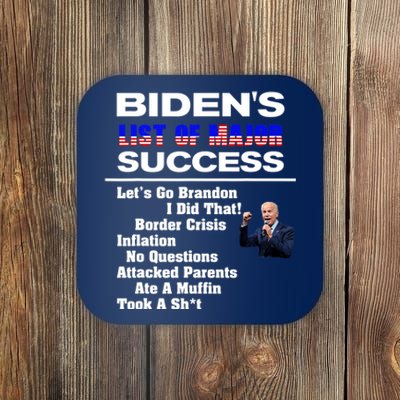 Why Joe Biden Sucks (In A Nutshell) Political Humor Coaster