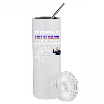 Why Joe Biden Sucks (In A Nutshell) Political Humor Stainless Steel Tumbler