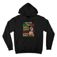 Women Juneteenth Because My Ancestor Werent Free 1776 Gift African Pride Hoodie