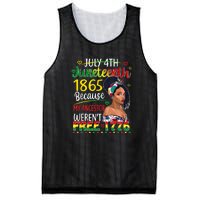 Women Juneteenth Because My Ancestor Werent Free 1776 Gift African Pride Mesh Reversible Basketball Jersey Tank