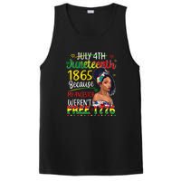 Women Juneteenth Because My Ancestor Werent Free 1776 Gift African Pride PosiCharge Competitor Tank