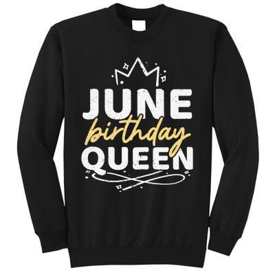 Wo Junge Birthday Queen Sweatshirt