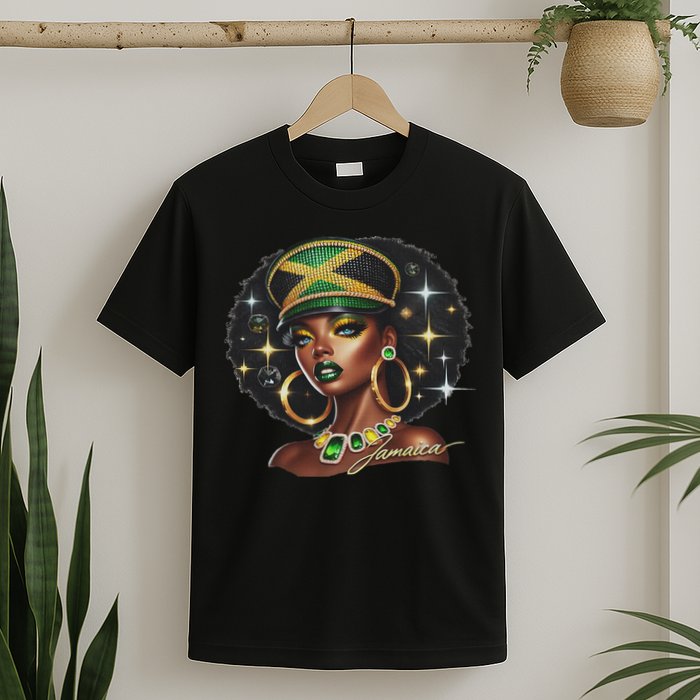 Women Jamaica Clothes Jamaica Flag T-Shirt