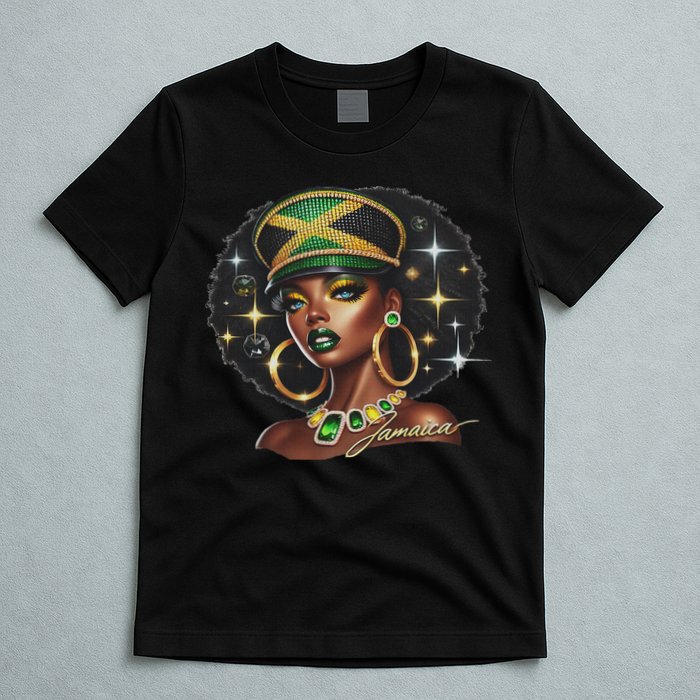 Women Jamaica Clothes Jamaica Flag T-Shirt