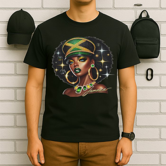 Women Jamaica Clothes Jamaica Flag T-Shirt