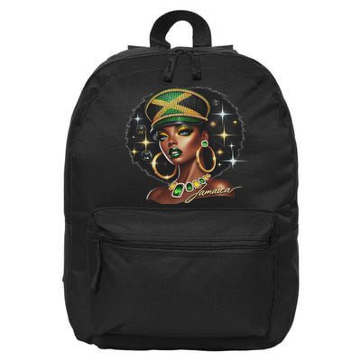 Women Jamaica Clothes Jamaica Flag 16 in Basic Backpack