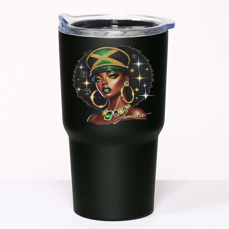 Women Jamaica Clothes Jamaica Flag Tumbler