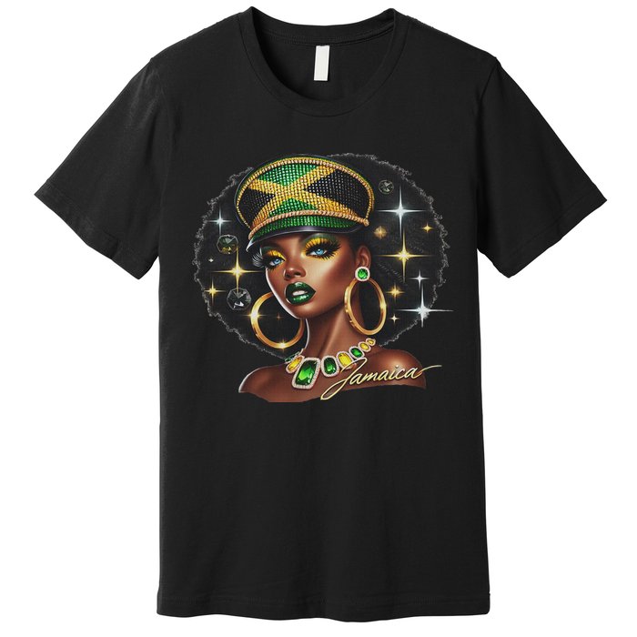 Women Jamaica Clothes Jamaica Flag Premium T-Shirt