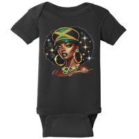 Women Jamaica Clothes Jamaica Flag Baby Bodysuit