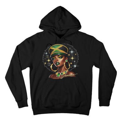 Women Jamaica Clothes Jamaica Flag Tall Hoodie