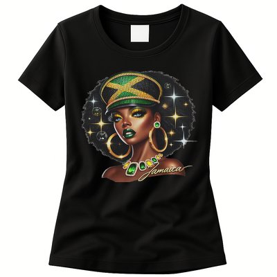 Women Jamaica Clothes Jamaica Flag Womens T-Shirt