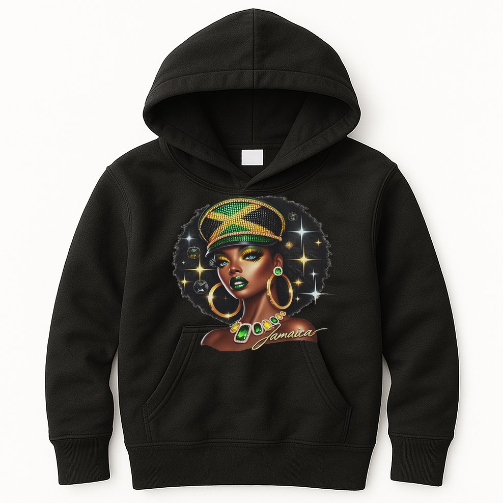 Women Jamaica Clothes Jamaica Flag Kids Hoodie