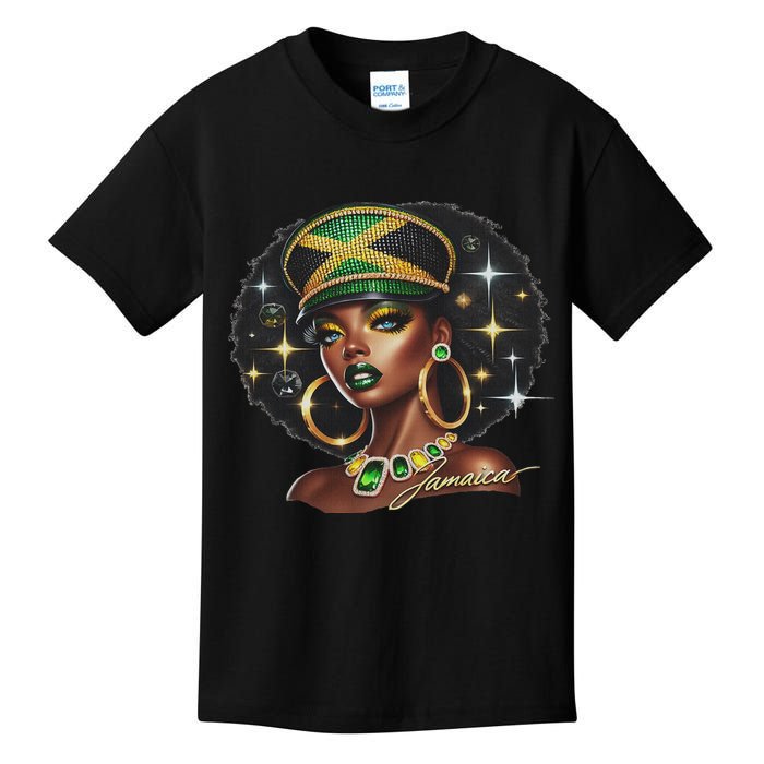 Women Jamaica Clothes Jamaica Flag Kids T-Shirt