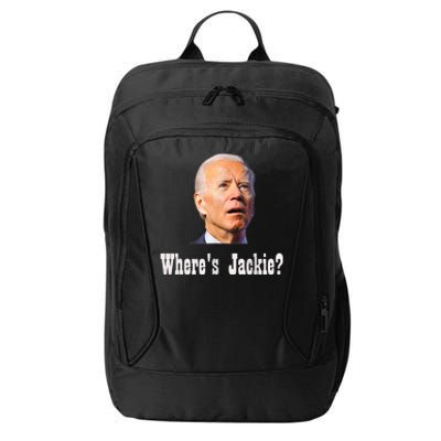 Where's Jackie? Funny AntiBiden City Backpack