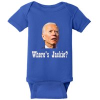 Where's Jackie? Funny AntiBiden Baby Bodysuit