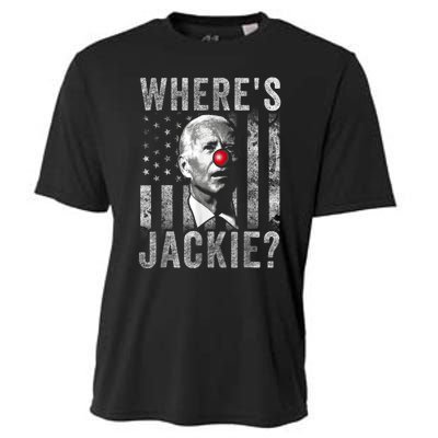 Where's Jackie Funny AntiBiden Cooling Performance Crew T-Shirt