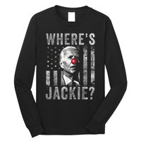 Where's Jackie Funny AntiBiden Long Sleeve Shirt