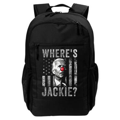 Where's Jackie Funny AntiBiden Daily Commute Backpack