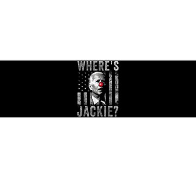 Where's Jackie Funny AntiBiden Bumper Sticker