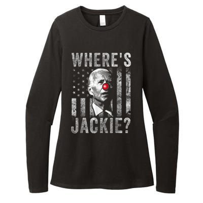 Where's Jackie Funny AntiBiden Womens CVC Long Sleeve Shirt