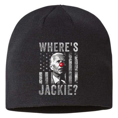 Where's Jackie Funny AntiBiden Sustainable Beanie