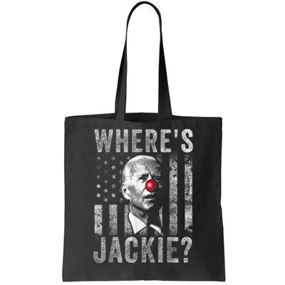 Where's Jackie Funny AntiBiden Tote Bag